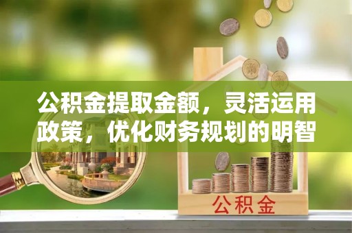 尖扎公积金提取金额，灵活运用政策，优化财务规划的明智选择