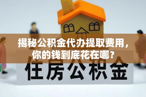 尖扎揭秘公积金代办提取费用，你的钱到底花在哪？