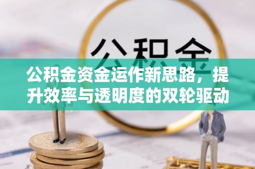 尖扎公积金资金运作新思路，提升效率与透明度的双轮驱动