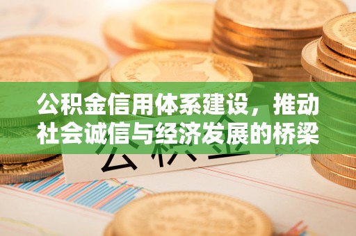 尖扎公积金信用体系建设，推动社会诚信与经济发展的桥梁