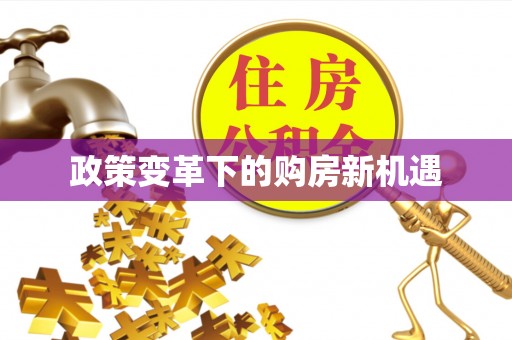 尖扎政策变革下的购房新机遇