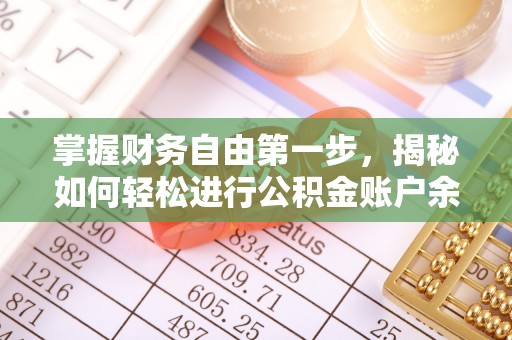 尖扎掌握财务自由第一步，揭秘如何轻松进行公积金账户余额查询