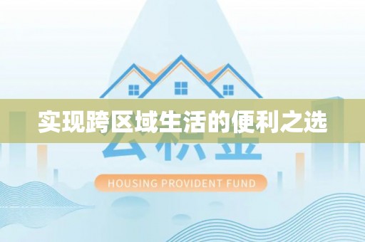 尖扎实现跨区域生活的便利之选