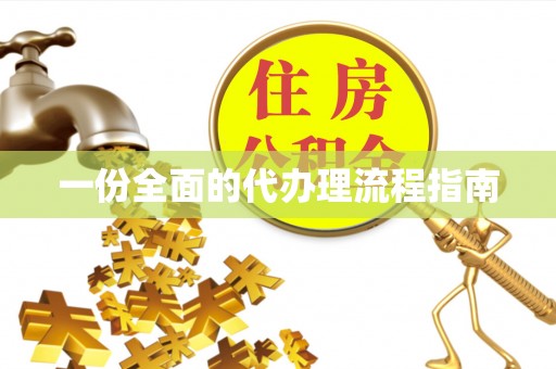 尖扎一份全面的代办理流程指南